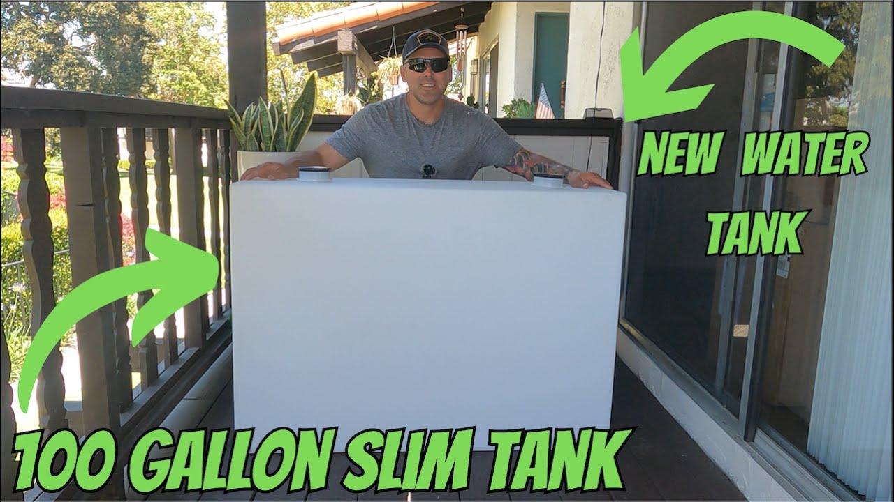 100 Gallon slim Water Tank For Mobile Detailing.