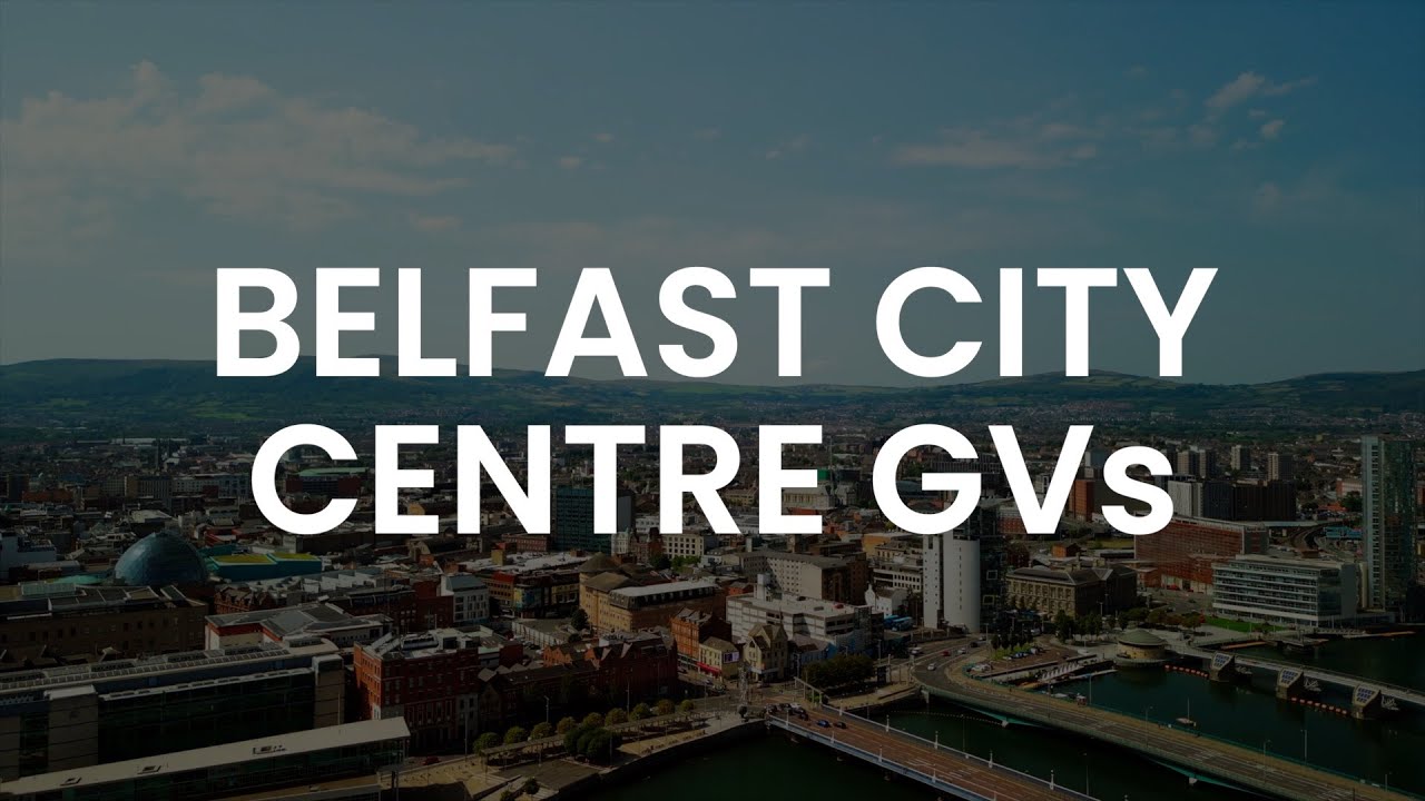 Belfast City Centre GVs - Aerial Stock Footage - #4K #60FPS #aerial #belfast #ni #belfastcityentre