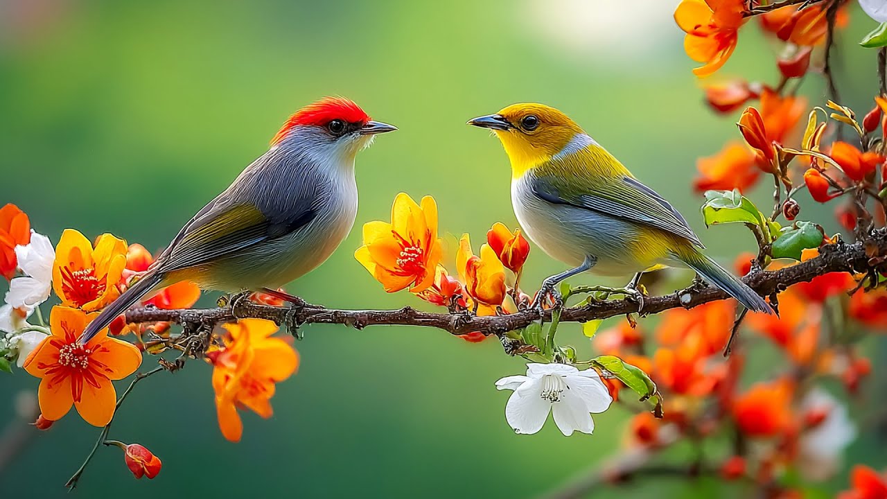 ✨ Spring Birds Singing with Piano Melodies - Relaxing Music for Focus and Peaceful Sleep 🌿