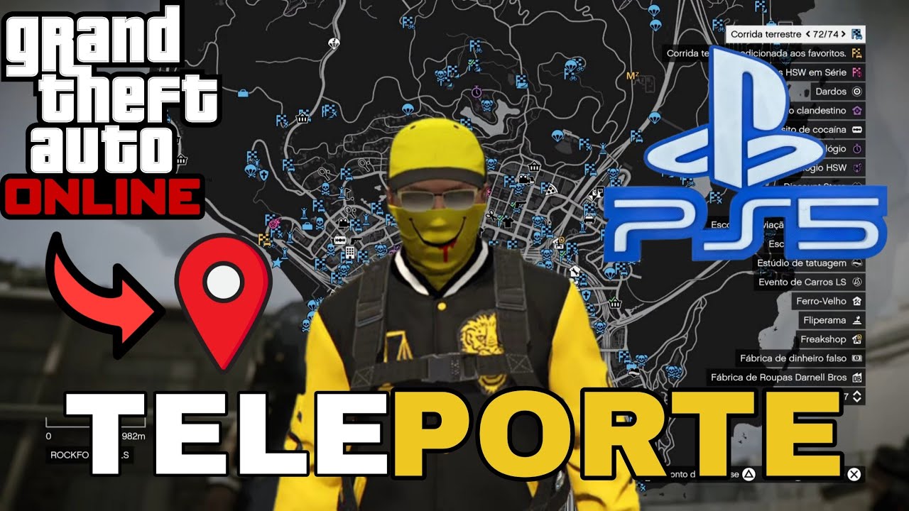 Como Fazer TELETRANSPORTE no GTA 5 Online (Método PS5 ATUALIZADO 2025)