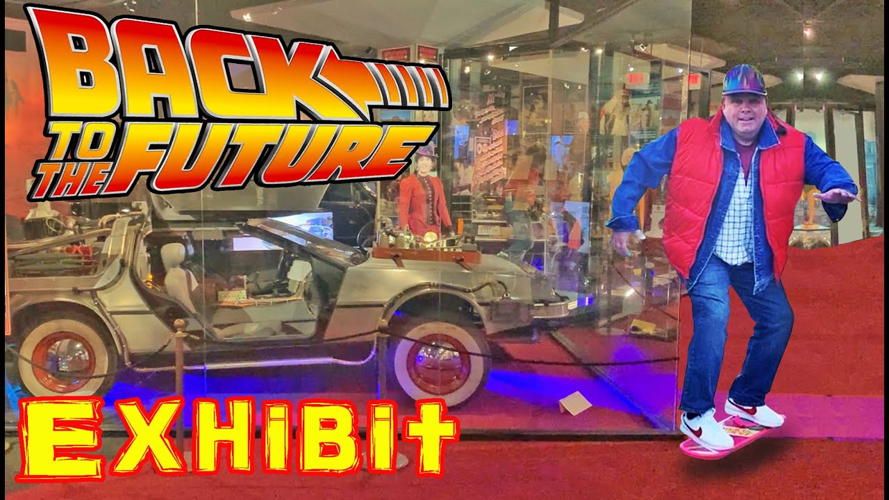 First ever Back to the Future Trilogy Exhibit at the Hollywood Museum in Los Angeles California