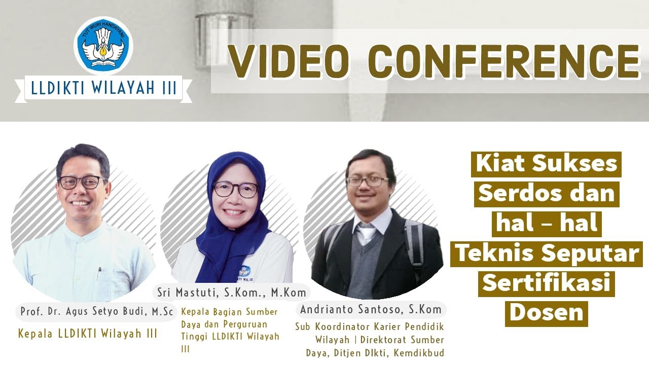 SERDOS LLDIKTI Wilayah III, 27 April 2020