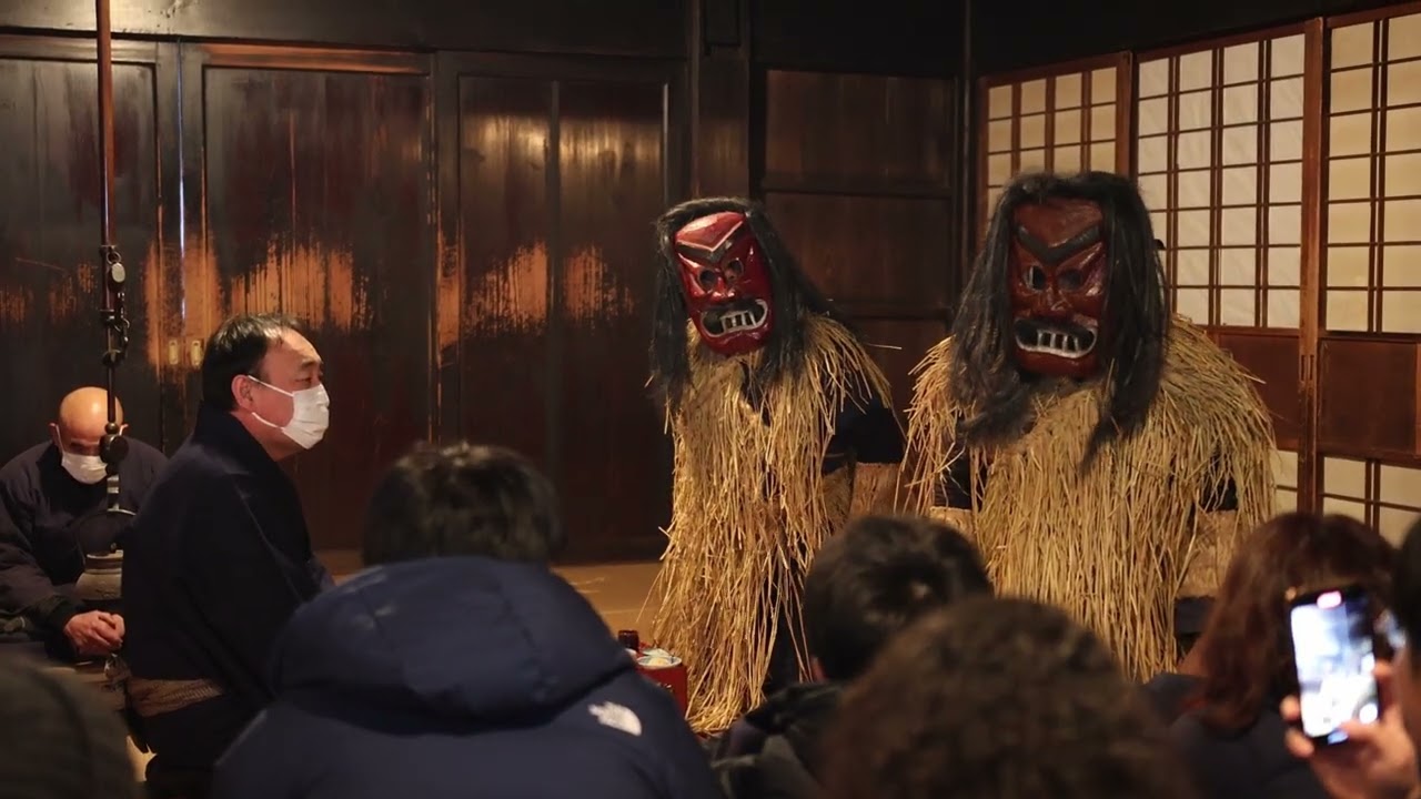 【真山地区 なまはげ実演】なまはげ館・男鹿真山伝承館【Namahage demonstration uncut】