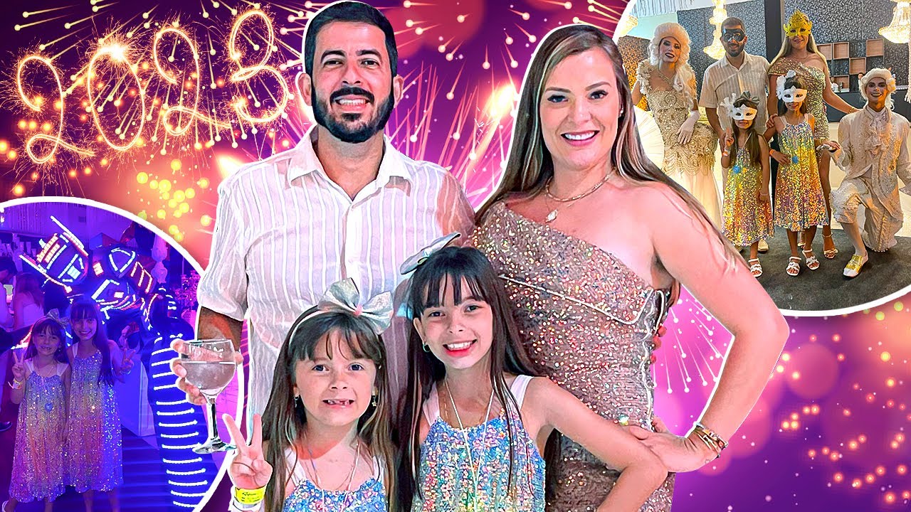 Festa de ano novo 2023 no hotel nas férias | Jéssica Godar e Laurinha e Helena e Gabriel
