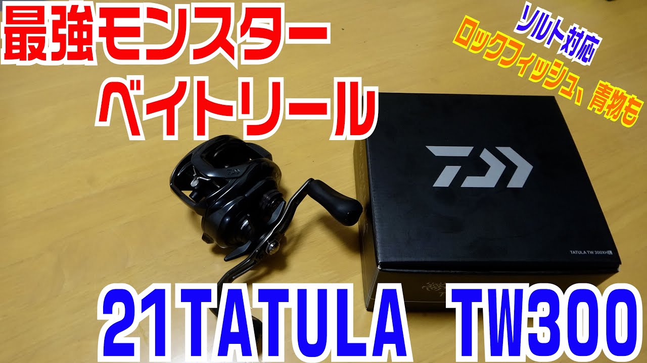 21タトゥーラTW300をロックフィッシュや青物に！海でも使えるヘビーライン対応モンスターベイトリールを買ったら最強すぎた