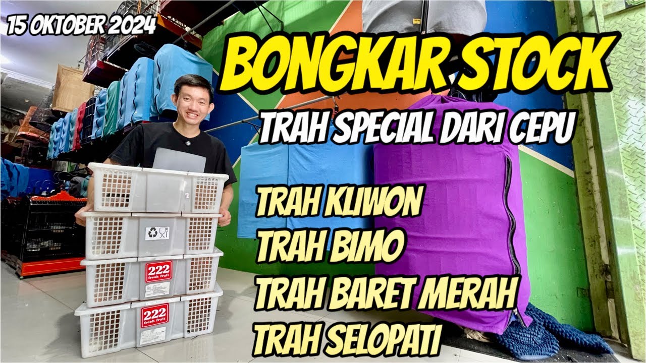 Bongkar Stock 8 Trotol Trah Special Dari Cepu 15 Oktober 2024