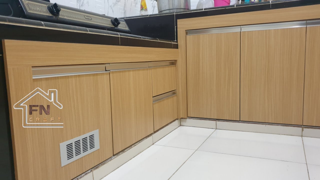Membuat Kitchen Set Bawah Pakai Frame (lebih mudah saat instalasi)