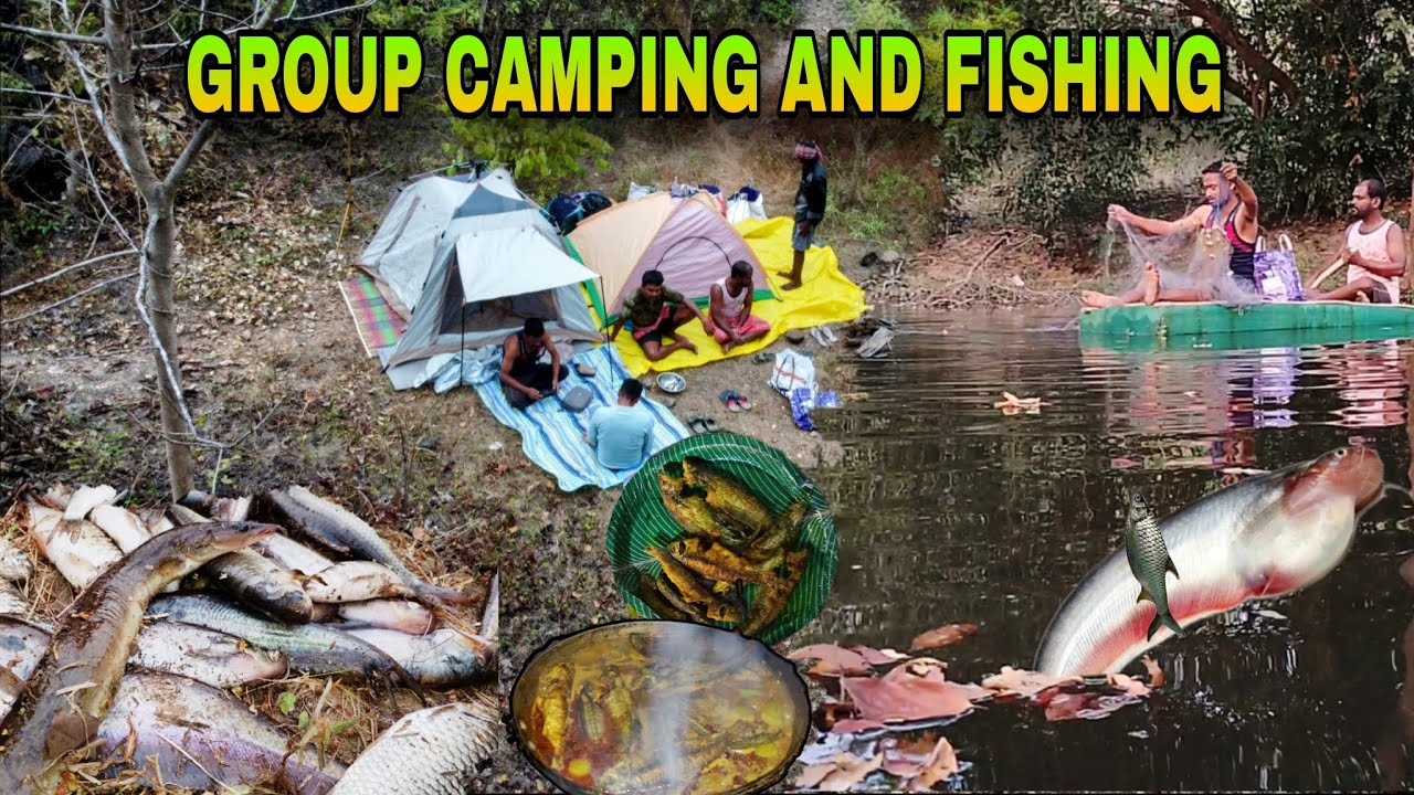 Deep Jungle Camping | Catch & Cook special Fish recipe | Group camping in India