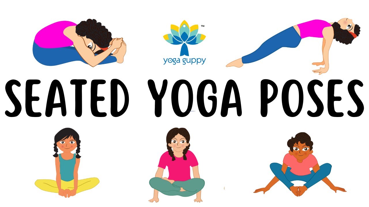 Easy Seated Yoga Poses for Kids | Improve Flexibility | Beginner Yoga for Children | Yoga Guppy