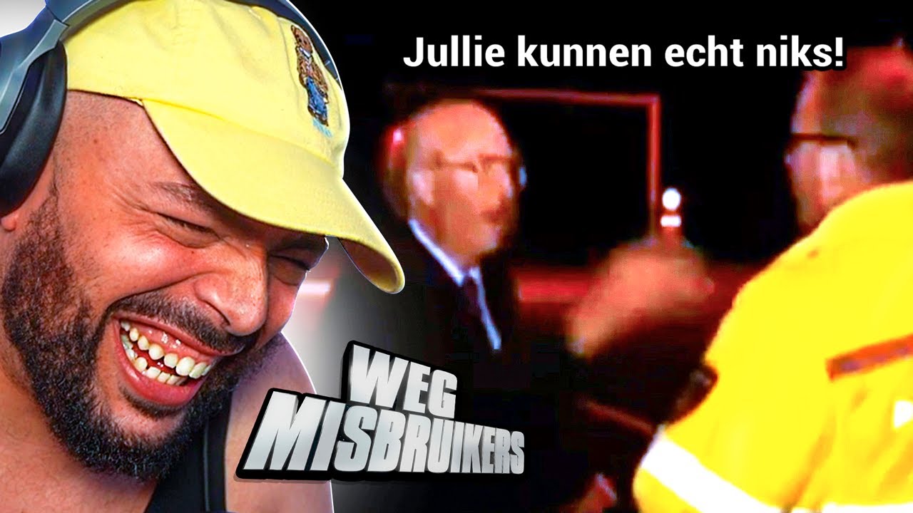 DEZE OPA PAKT DE POLITIE AAN.. (WEGMISBRUIKERS)