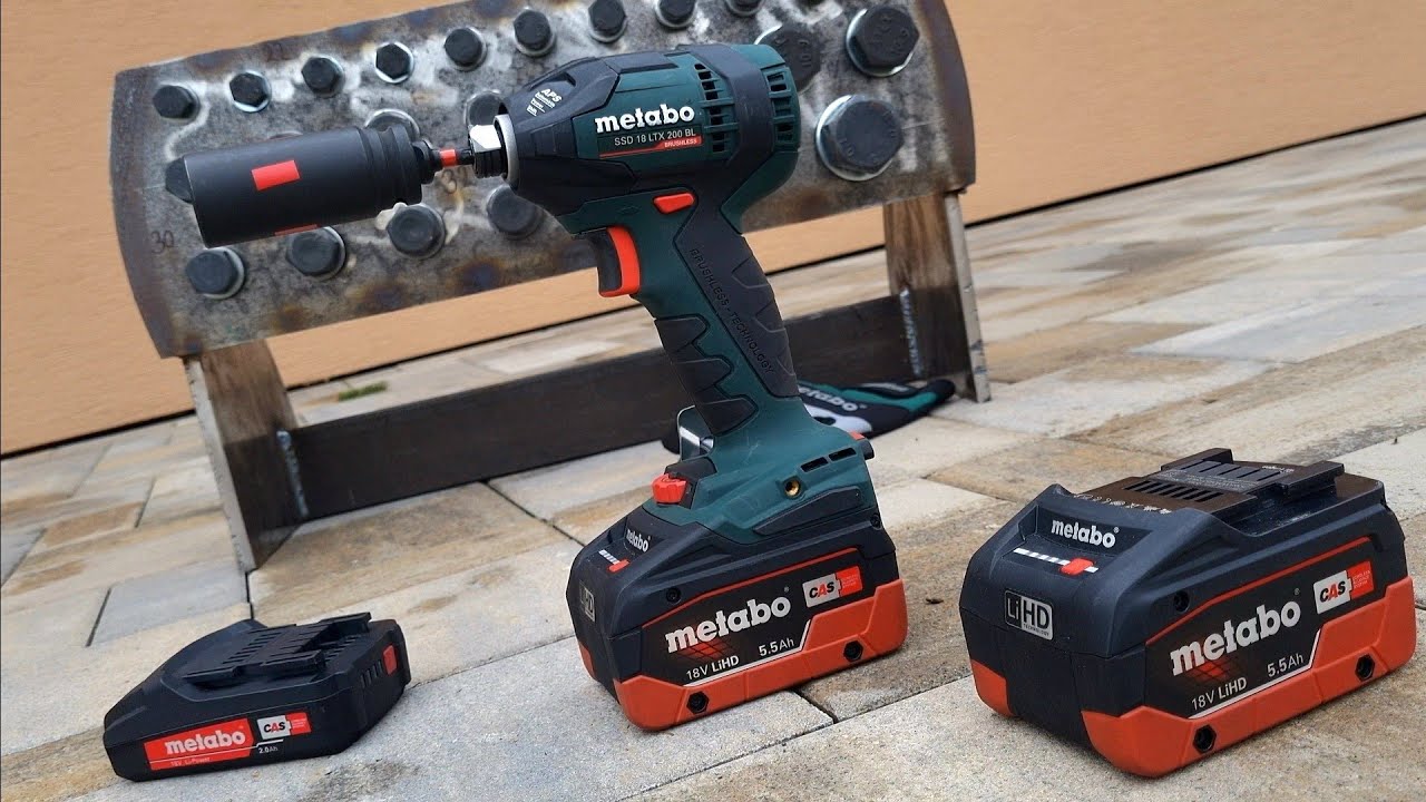 Metabo SSD18LTX200BL Экстремальный ударный гайковерт. Имеет 12 режимов . Это также позволит 300Nm ??