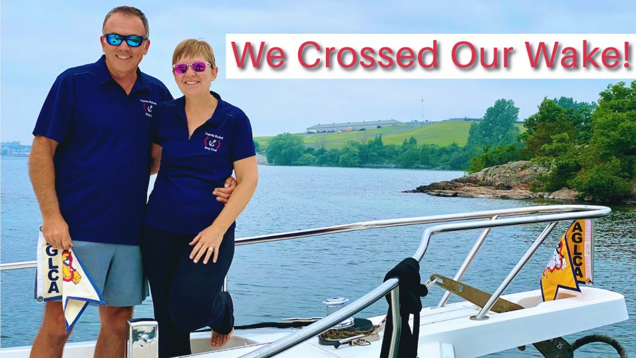 WE CROSSED OUR WAKE! 🥳🎉 & Complete the #GreatLoop #gold burgee