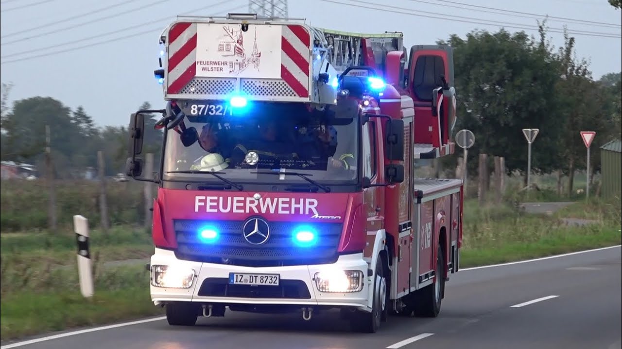 [FEU G - Feuer auf Bauernhof!] Einsatzfahrten Freiwillige Feuerwehr Dammfleth, Brokdorf & Wilster