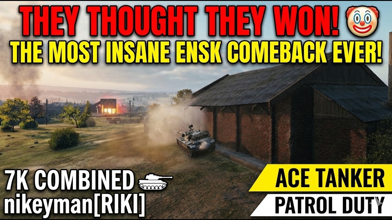 THEY THOUGHT THEY WON! The Most Insane Bourrasque Comeback EVER! | World of Tanks | Ensk region