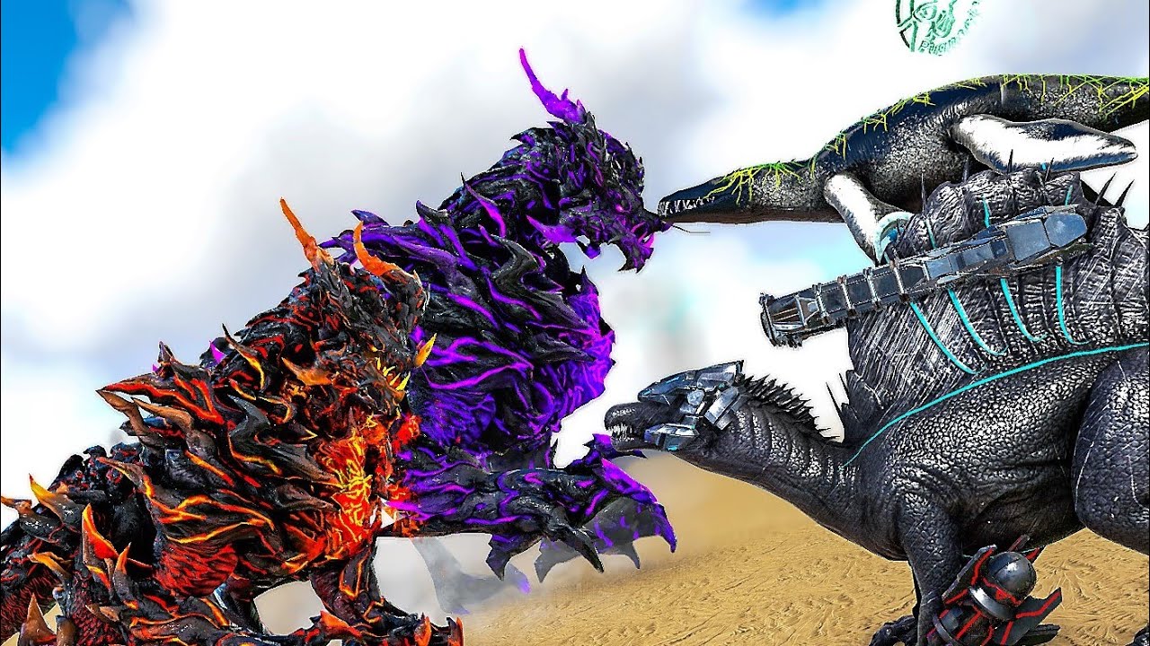 Dragon Gods VS Pugnacia & Extinction Core Bosses | ARK Mod Battle Ep.139