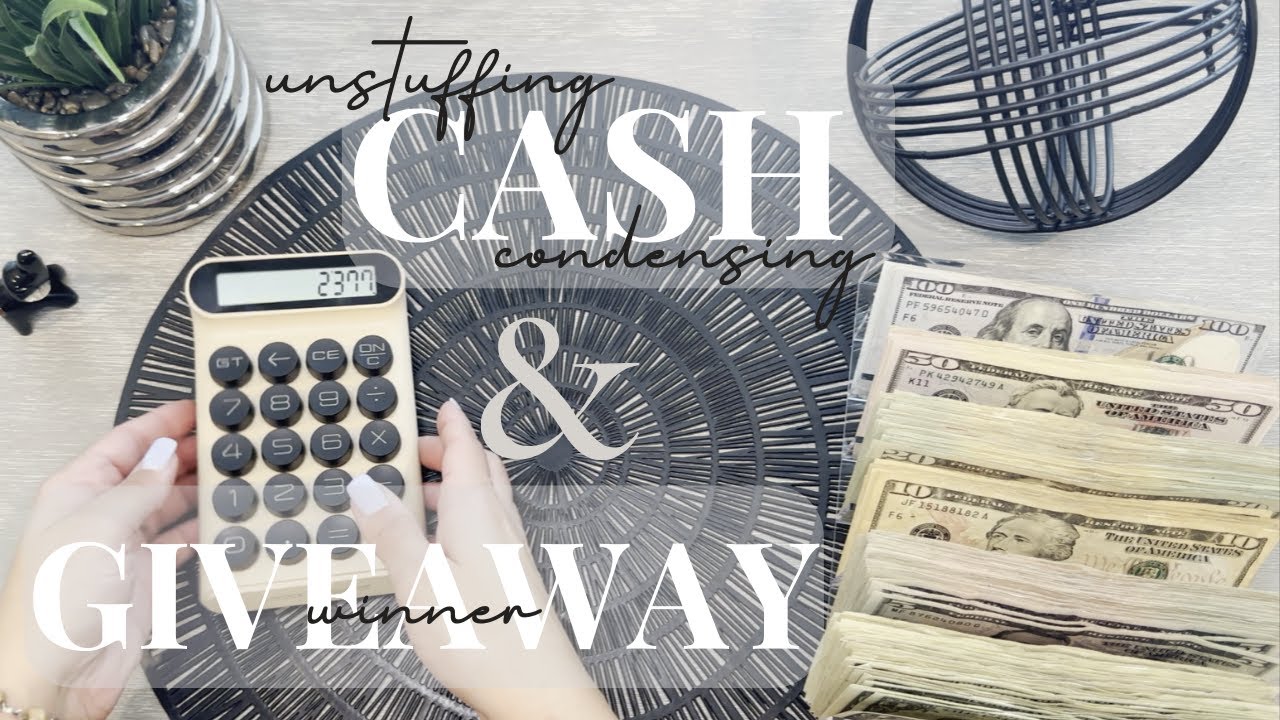 HUGE CASH CONDENSING | BILL SWAP | UNSTUFFING $2,377 Back to the bank Ep. 16