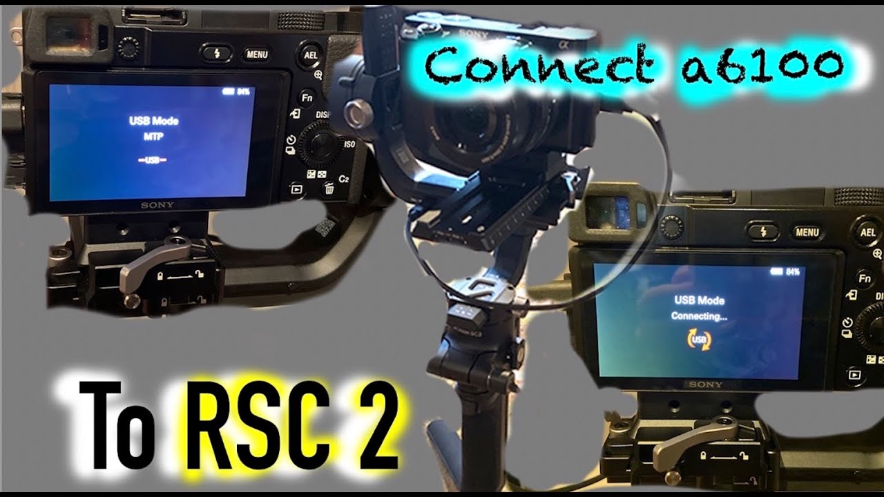 How to CONNECT DJI RSC 2 to Sony A6100 (settings tutorial)