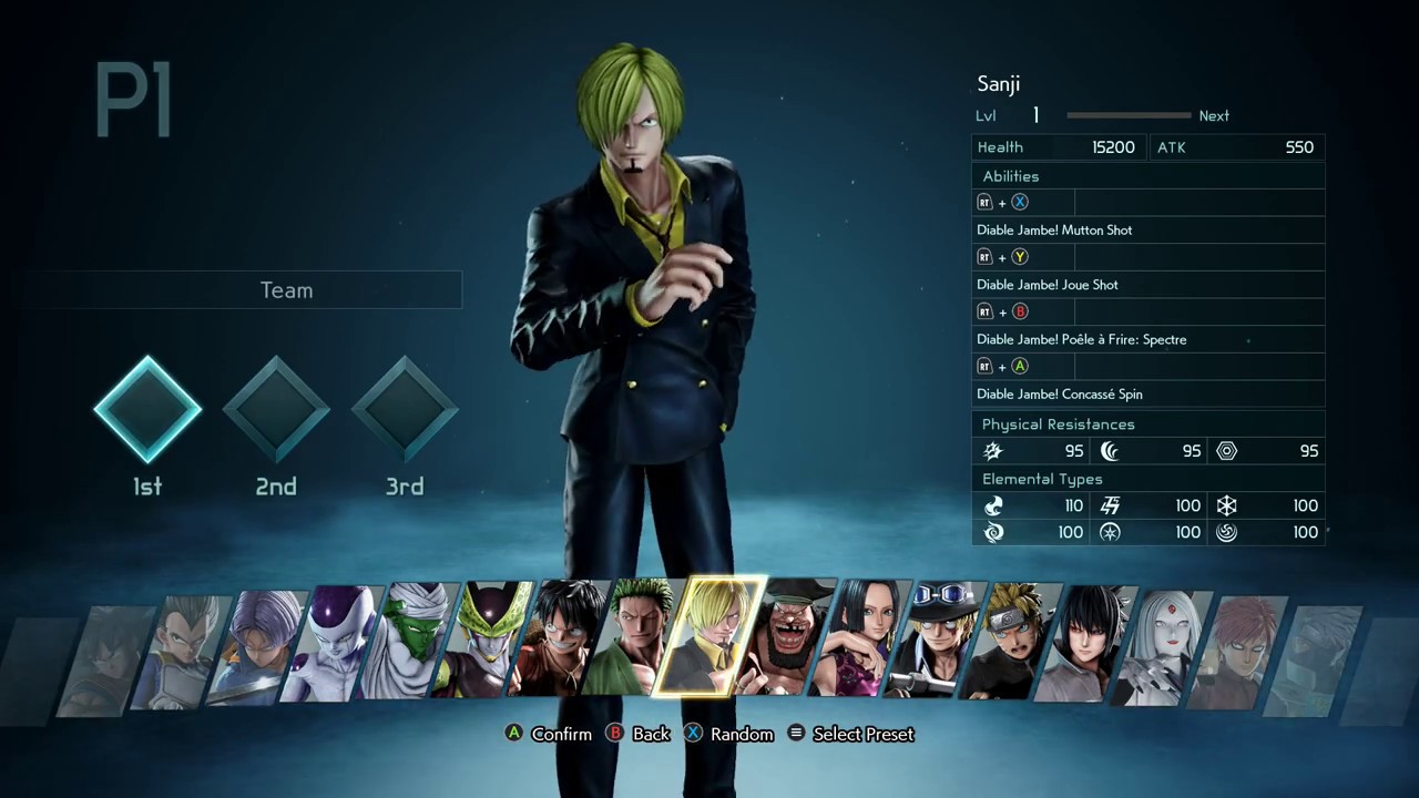 Jump Force ALL 40 Playable Characters Full Roster