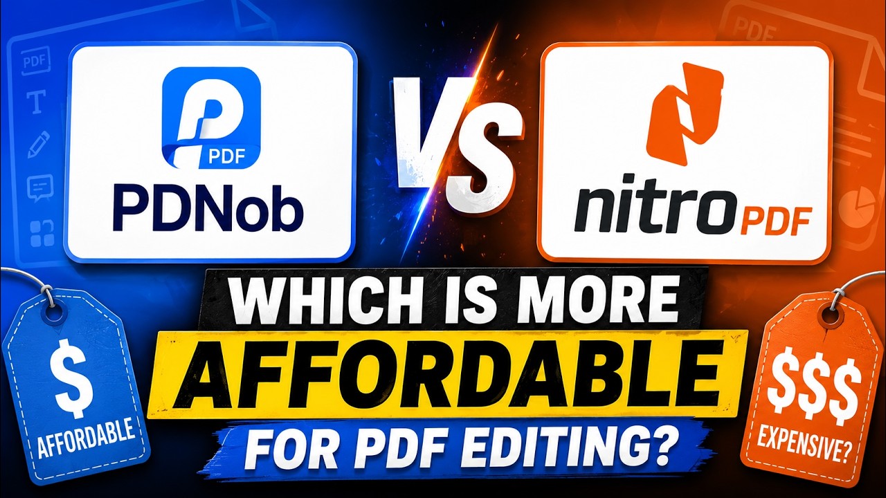 PDNob против Nitro PDF: что выгоднее для редактирования PDF?
