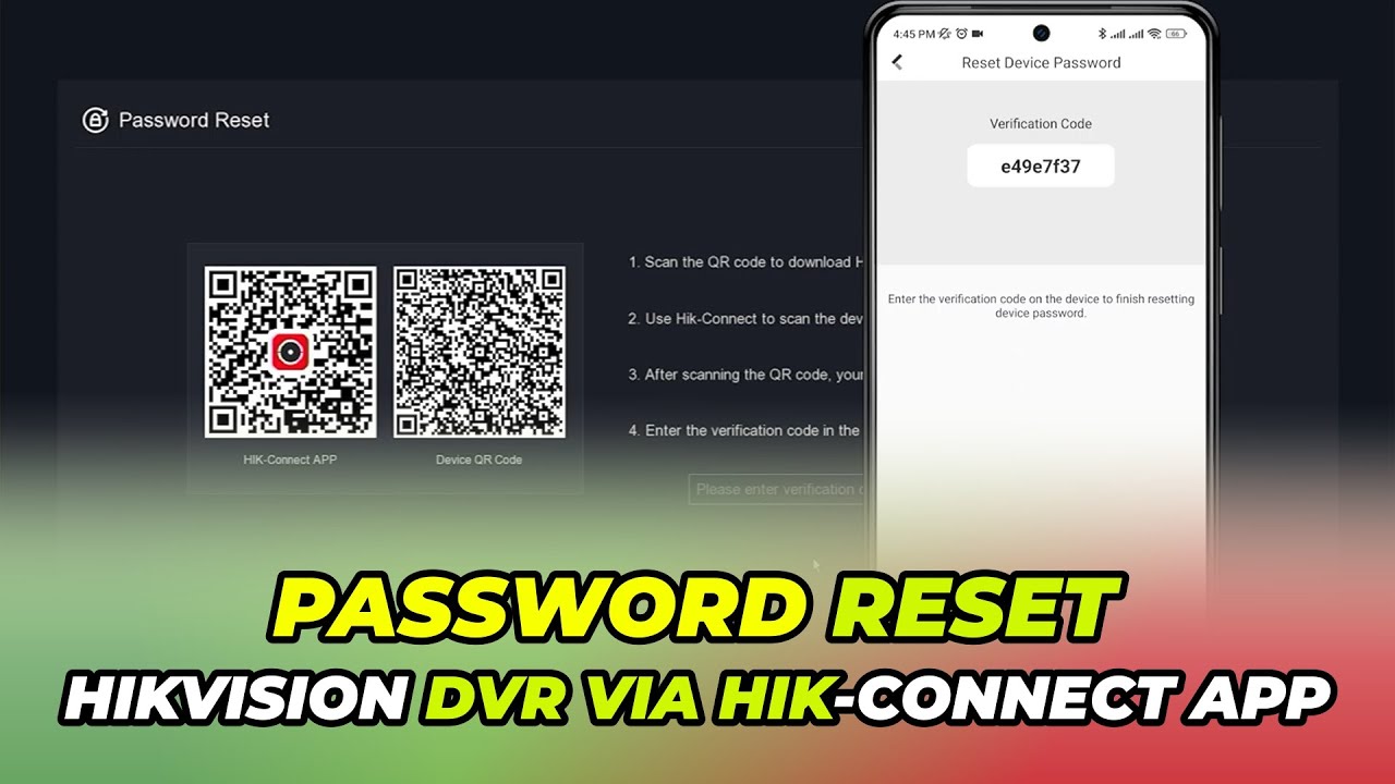 [НОВОЕ ОБНОВЛЕНИЕ] Как сбросить пароль Hikvision DVR с помощью приложения Hik-Connect