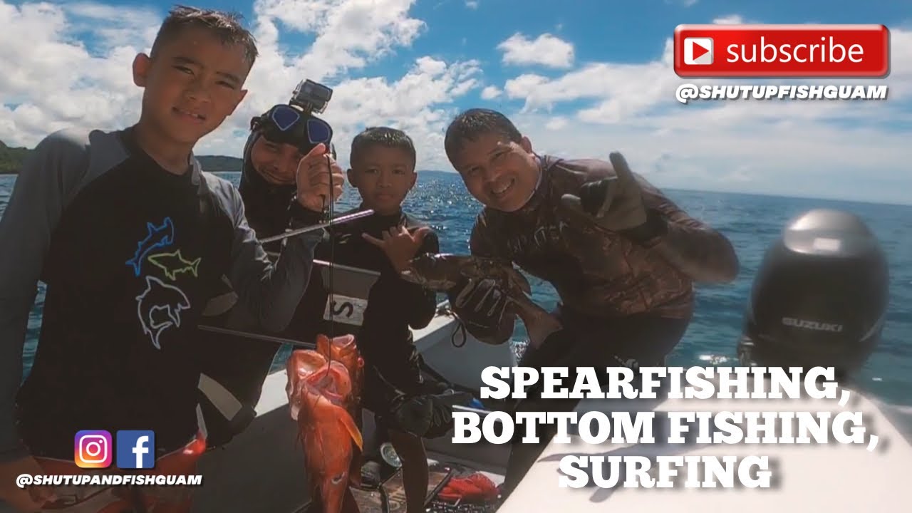 GUAM boys SPEARFISHING + SURFING {Shut up & FISH GUAM}
