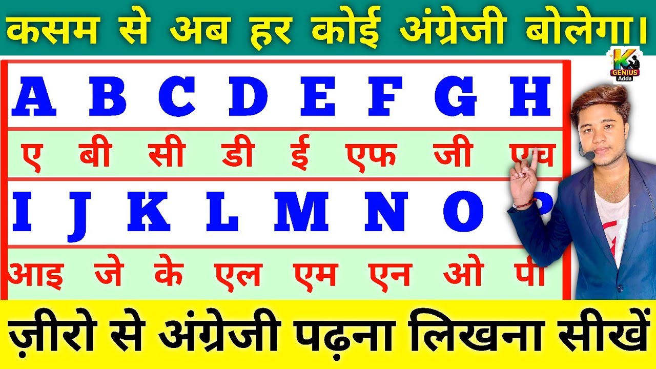 ABCD से शुरू करें English सीखने की | English Padhna Kaise Sikhe? अंग्रेजी पढ़ना सीखें। Learn English