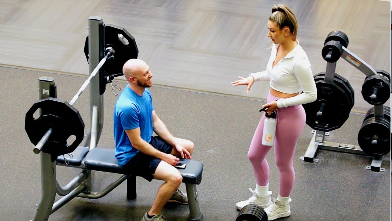 HITTING ON GUYS AT THE GYM!!