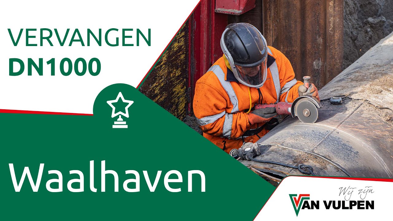 Van Vulpen: Verleggen DN1000 leiding
