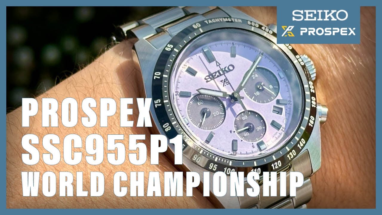 Unboxing The Seiko Prospex SSC955P1 World Athletic Championship