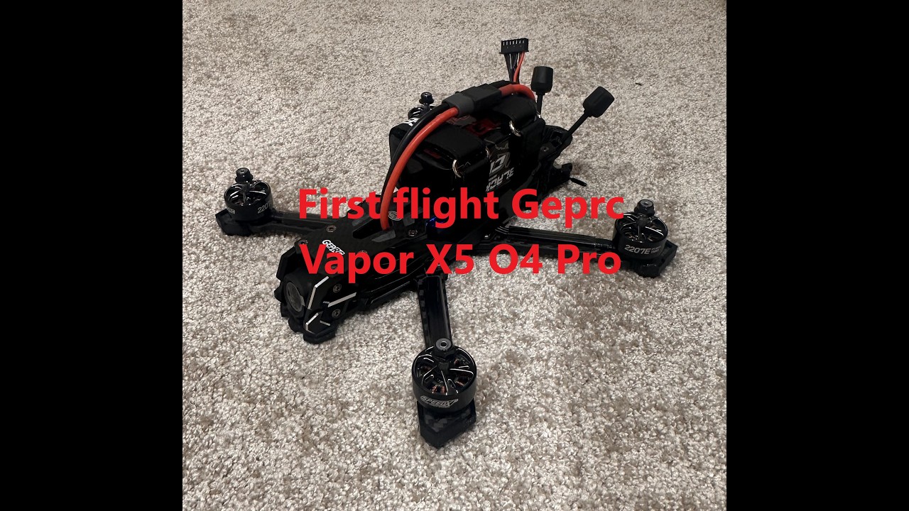 FPV Geprc vapor x5  first flight / freestyle
