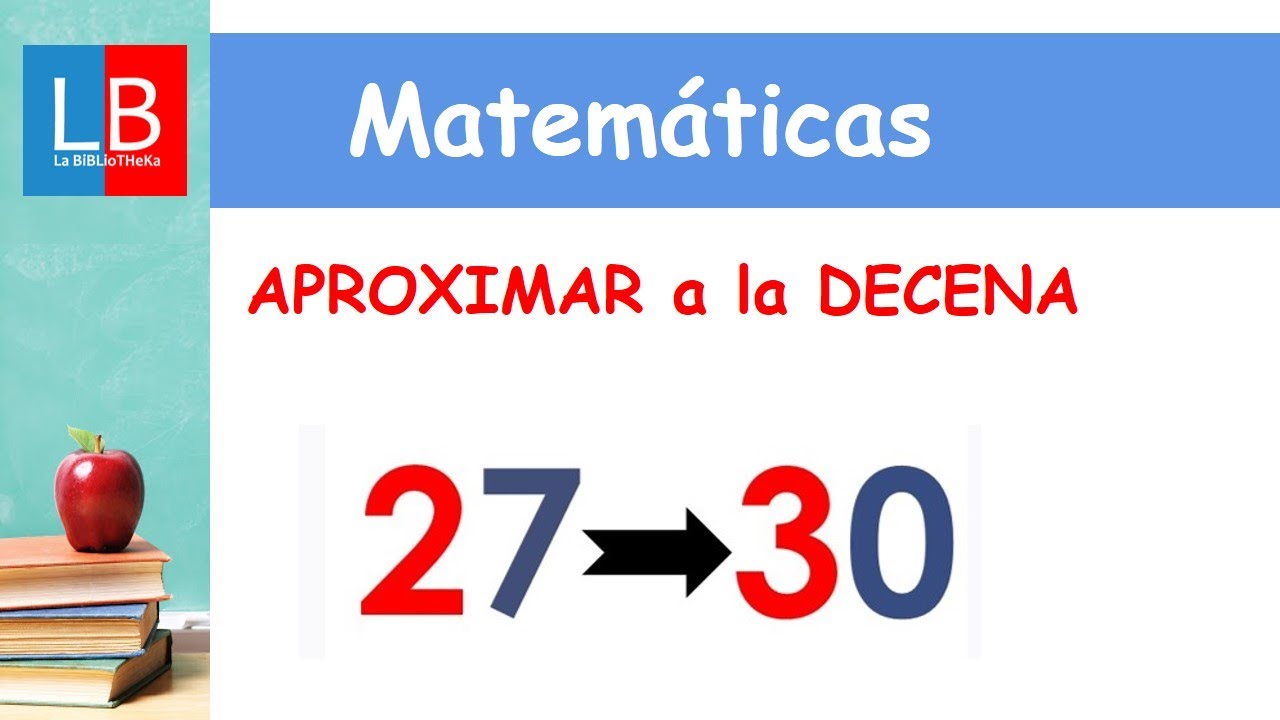 C&oacute;mo APROXIMAR  a la DECENA m&aacute;s cercana✔👩&zwj;🏫PRIMARIA