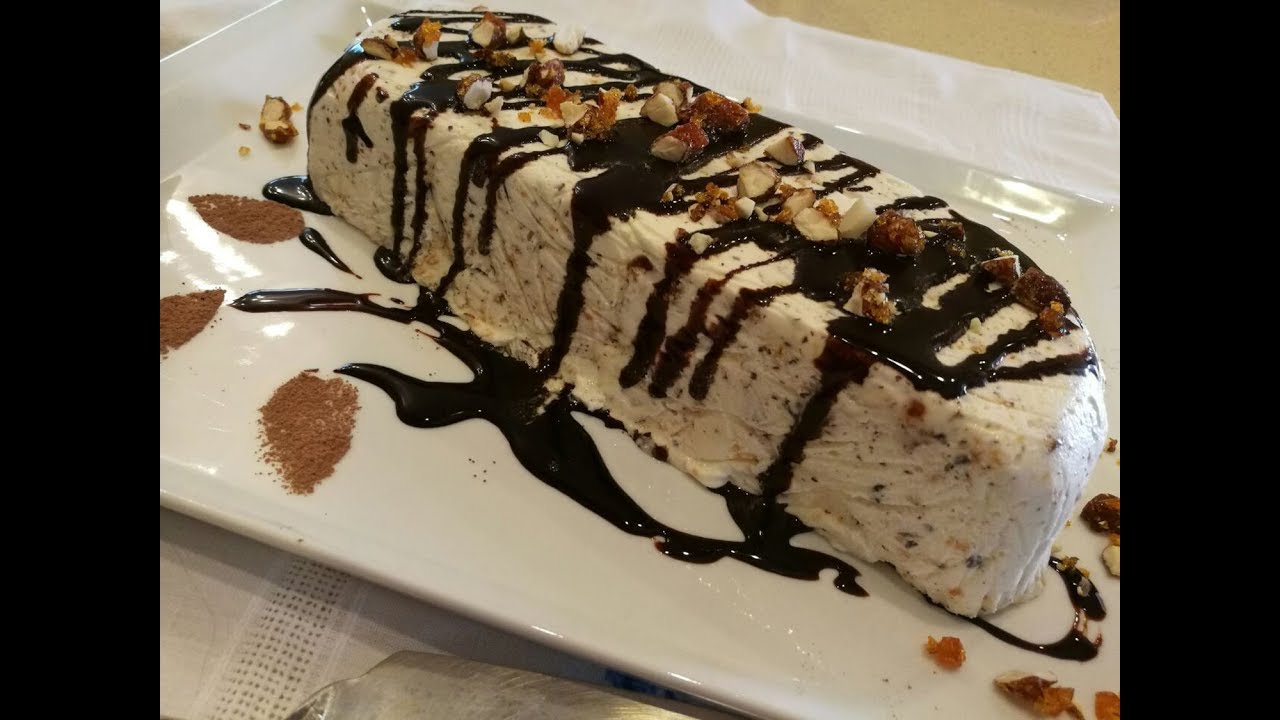 Parfait di mandorle (semifreddo) + patè a bombe - Almond parfait - Ricetta originale Easy with Desy