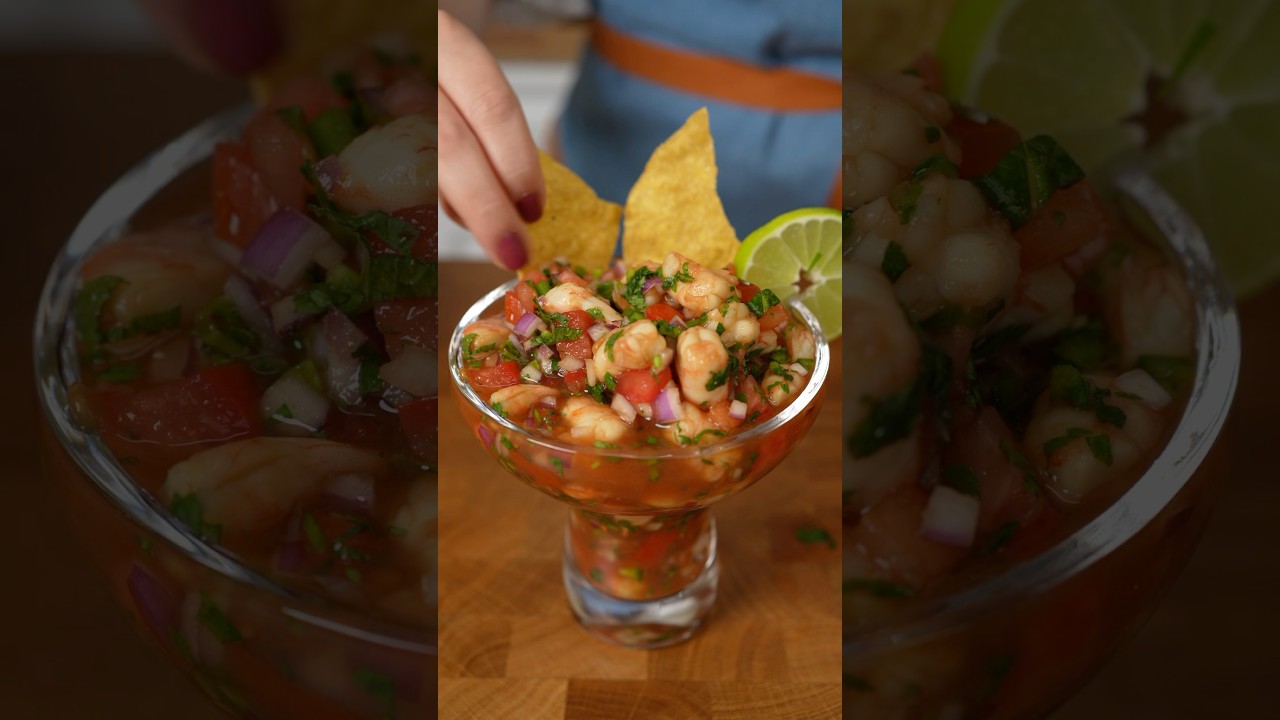 The Easiest Shrimp Ceviche Recipe!