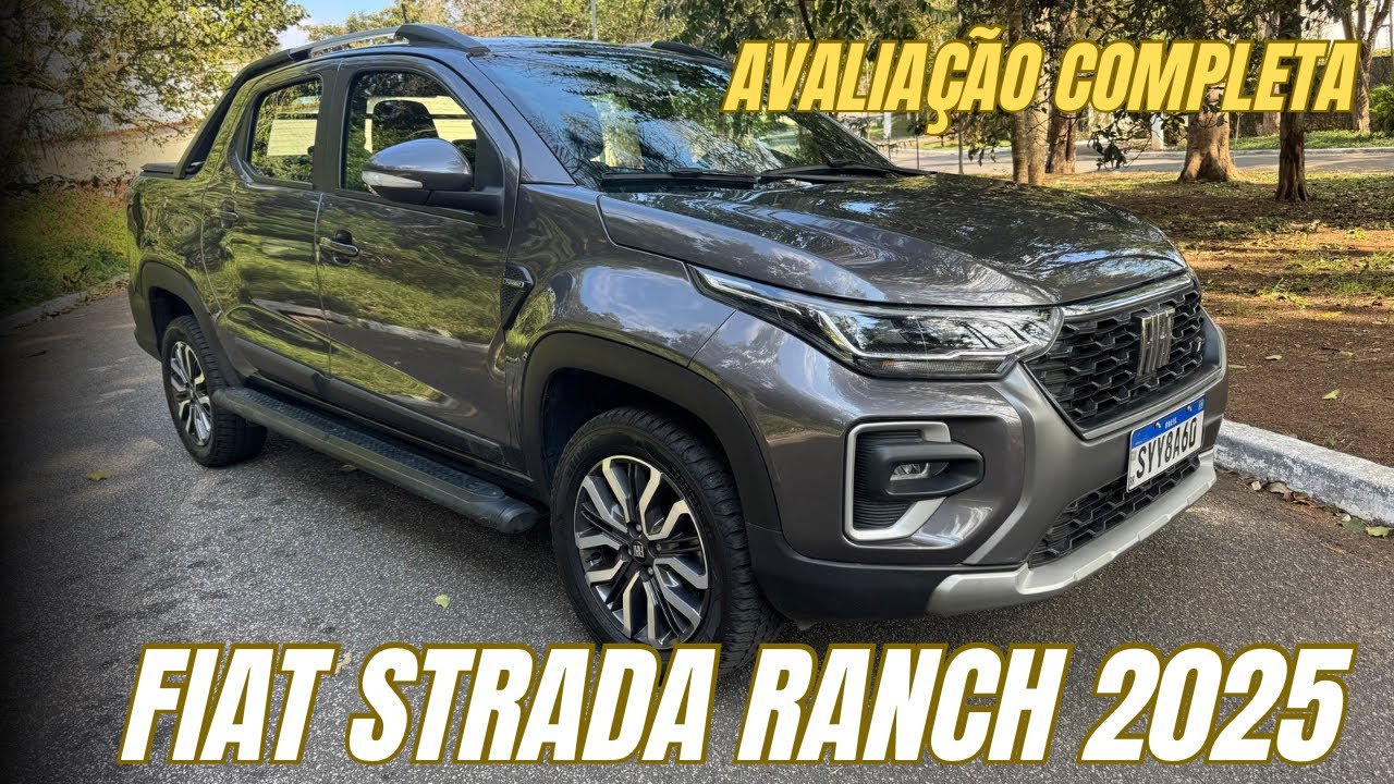 FIAT STRADA RANCH 2025: avalia&ccedil;&atilde;o completa - UM CARRO QUE FAZ TUDO QUE VOC&Ecirc; PRECISA 