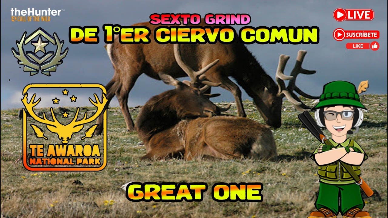 6ºGrind de 1º Ciervo Great one en Te Awaroa  #TheHunterCallOfTheWild #thehunter #Callofthewild