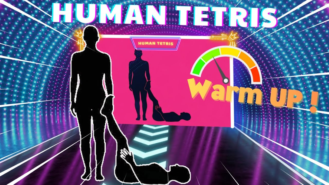 HUMAN TETRIS х 2 Player Co-op | –200 kcal | Immersive Interactive Warm Up #6