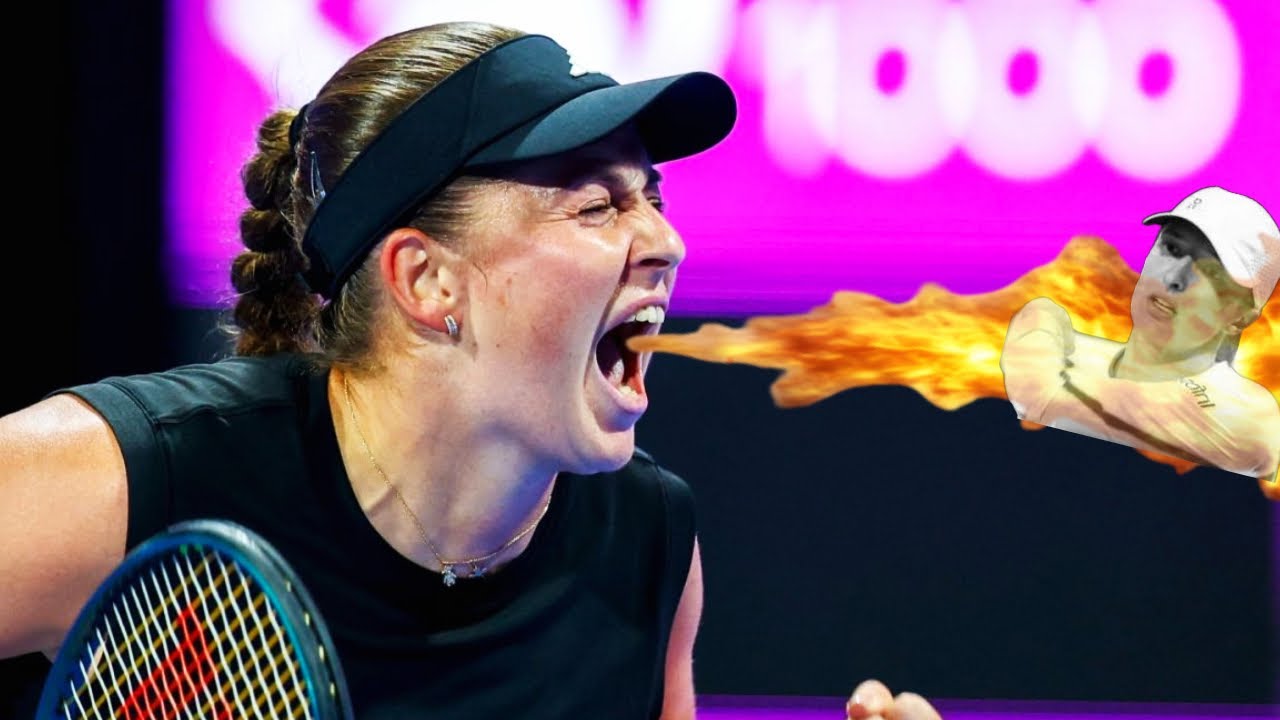 Jelena Ostapenko DESTROYING Iga Swiatek in 14 minutes straight