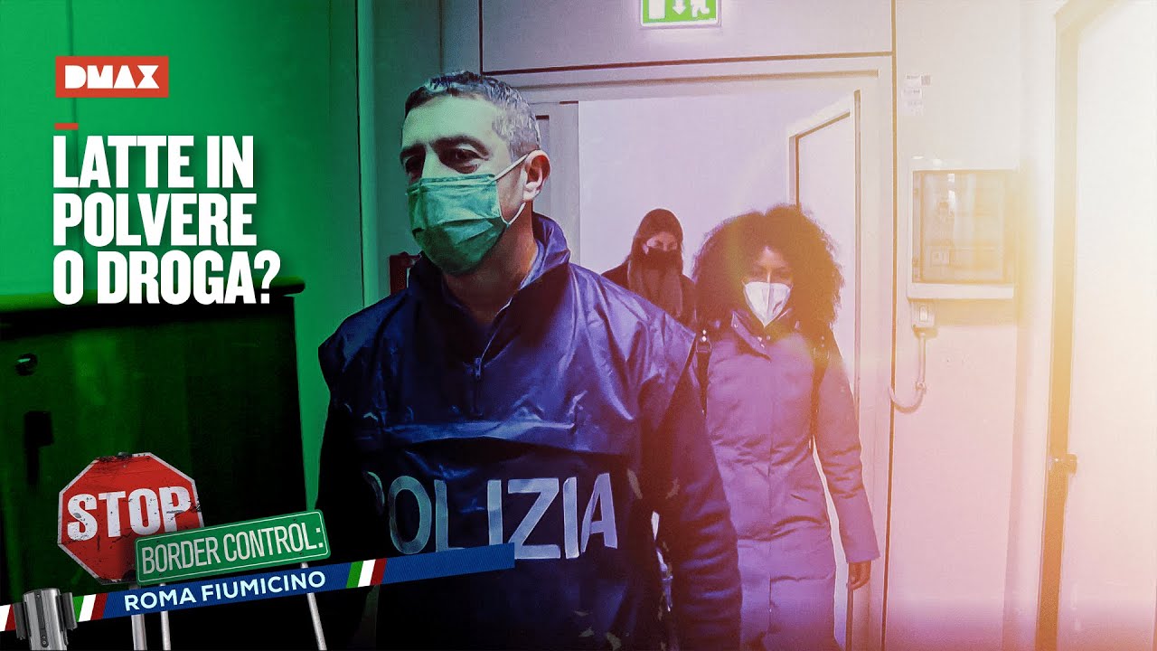Una donna subisce il narco test: è latte in polvere o cocaina? | Stop Border Control Fiumicino