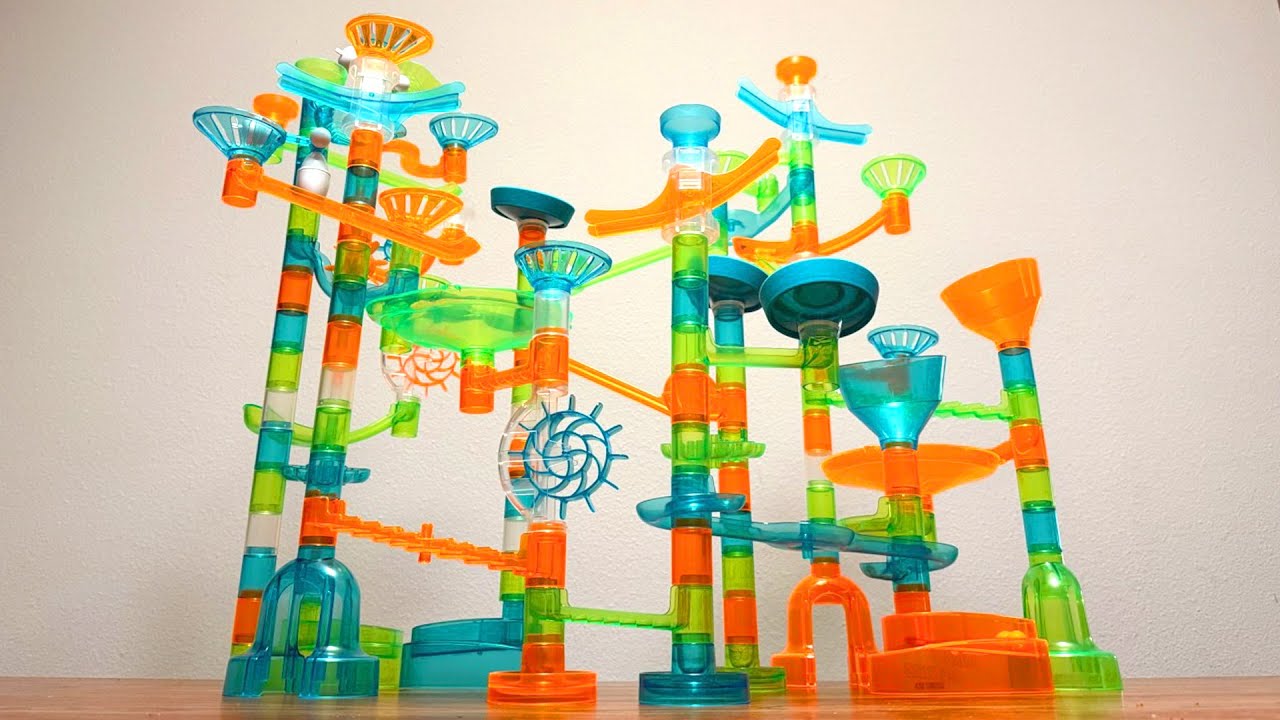 Extreme Stunts Marble Run ☆ ASMR ☆ Marble Genius Stunts Extreme Set 200 Pieces