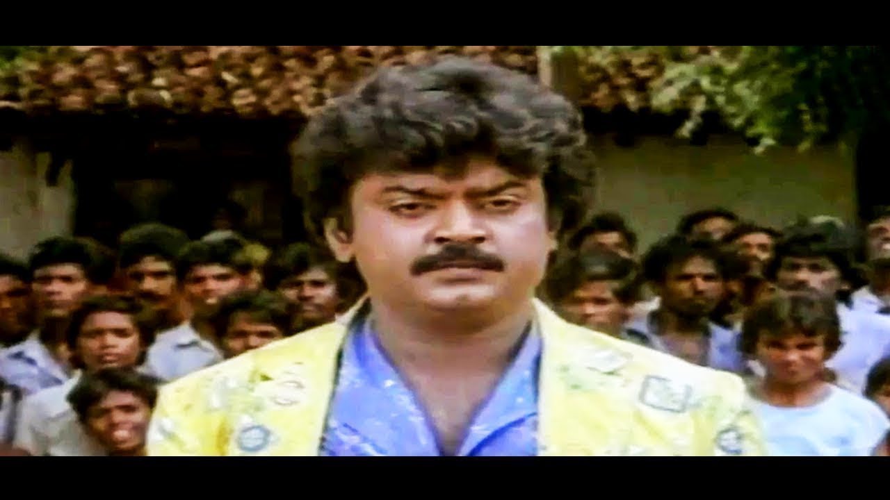 Vijayakanth In Tamil Movie Mass Punch Dialogue And Action Scenes Full HD | Thenpandi Seemayile