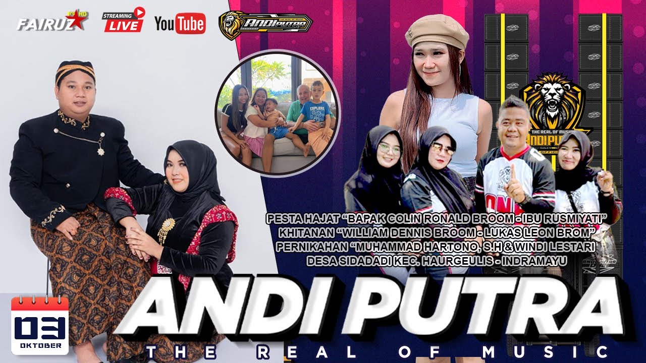 🔴 [LIVE] ANDI PUTRA ONE | DESA SIDADADI - HAURGEULIS - INDRAMAYU | 03 OKTOBER 2025