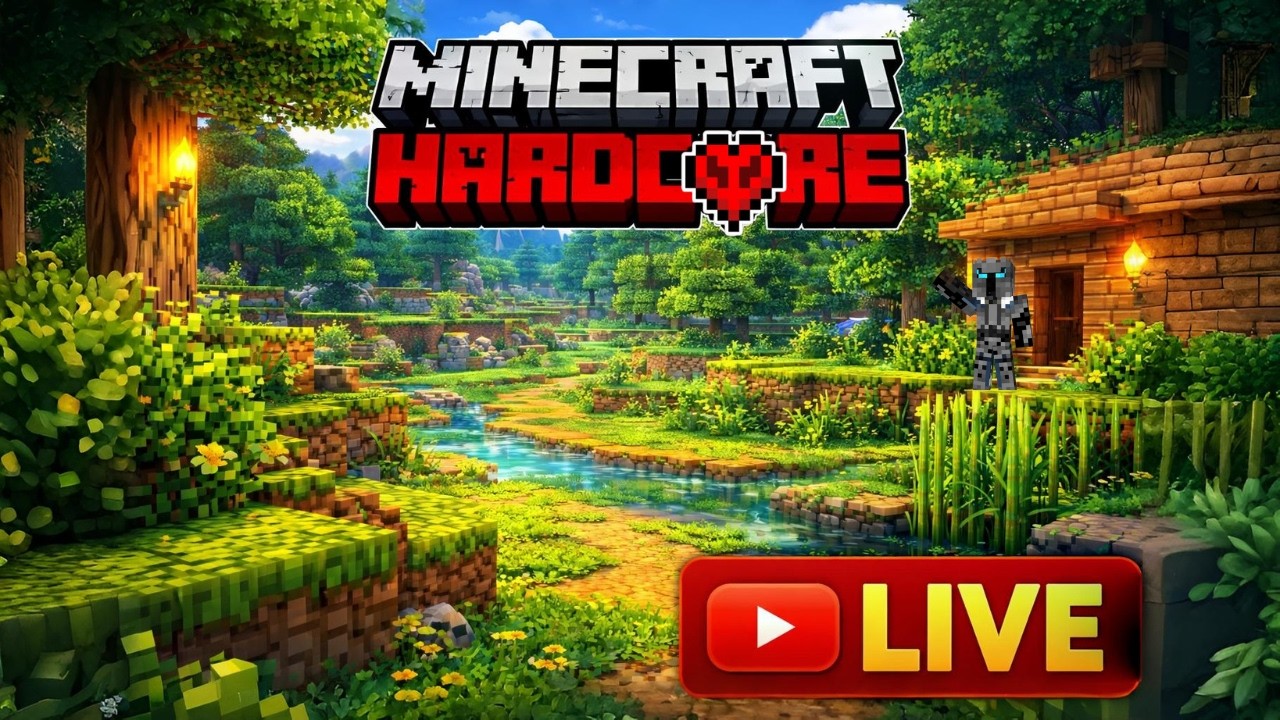 CHILL STREAM  !! MINECRAFT HARDCORE #5  | LIVE STREAM