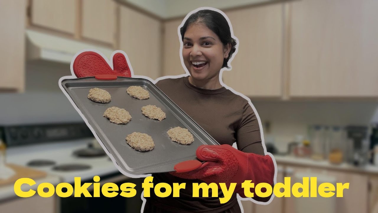 Made cookies for my toddler at home | Mohini Skylar | USA