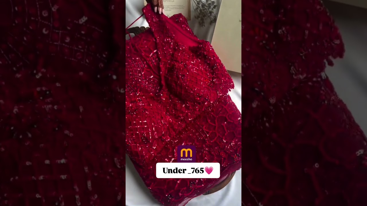 Karva chauth special red colour #saree #viralshorts #youtubeshorts #fashion