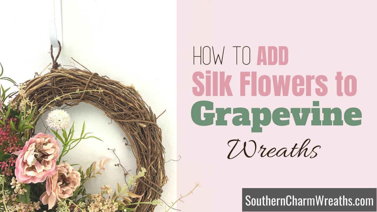 Tip Tuesday | Correct Way to Insert Flower Stems into Grapevine Wreaths