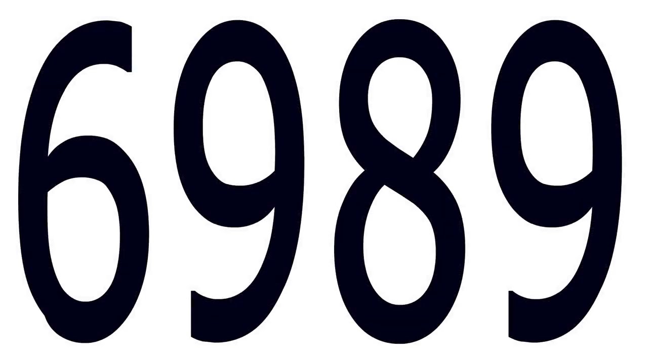 6989