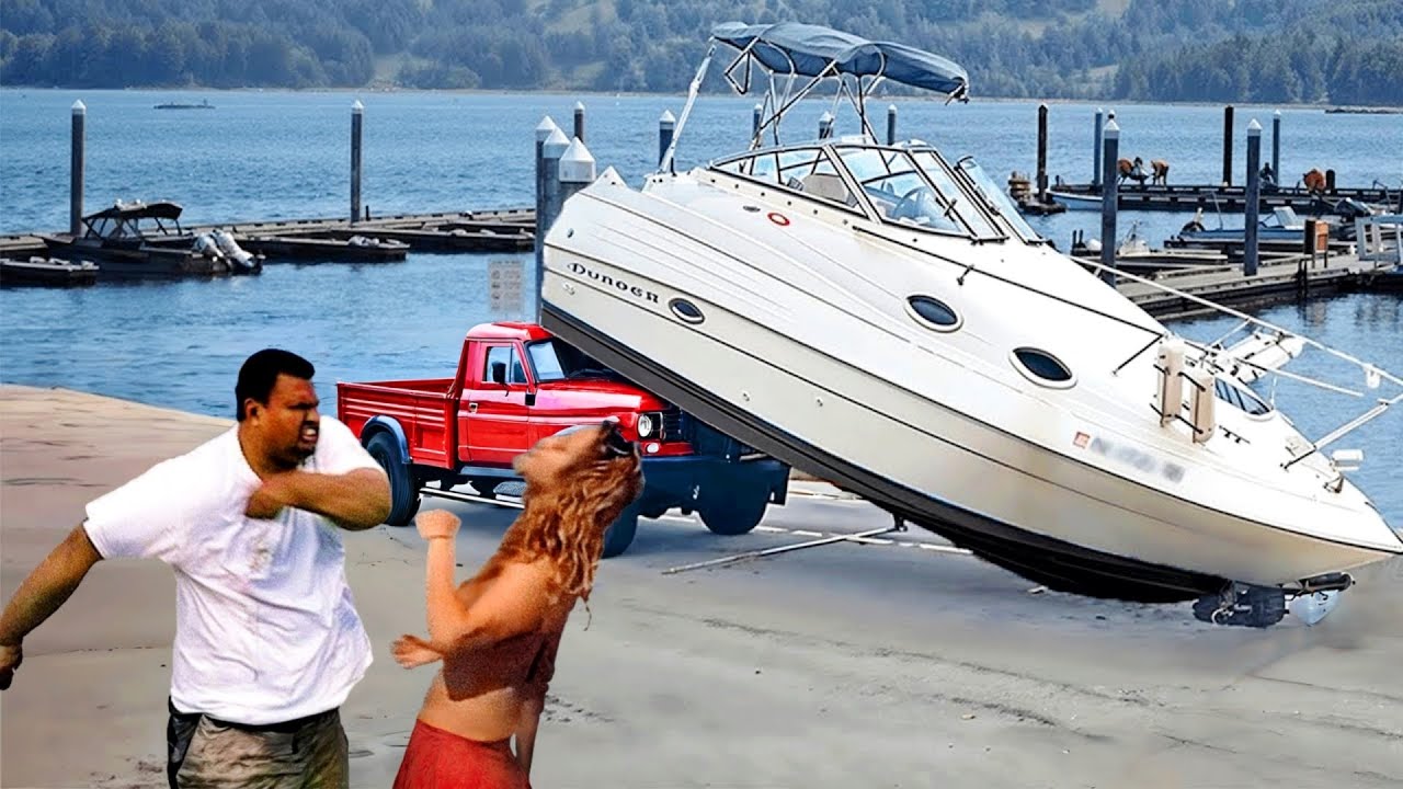 IDIOTS AT THE BOAT RAMP!