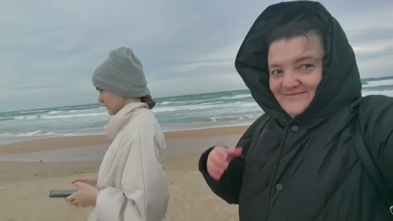 Анапа. Море. Сильный ветер.