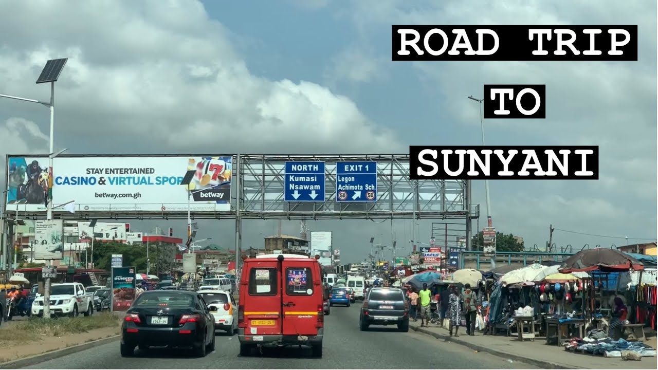 ROAD TRIP FROM ACCRA TO SUNYANI THROUGH KUMASI,GHANA.STOPPED BY THE POLICE FOR ILLEGAL DRUGS/ARMS