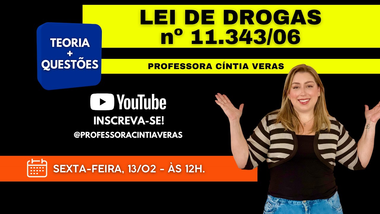 LEI DE DROGAS - Nº 11.343/06